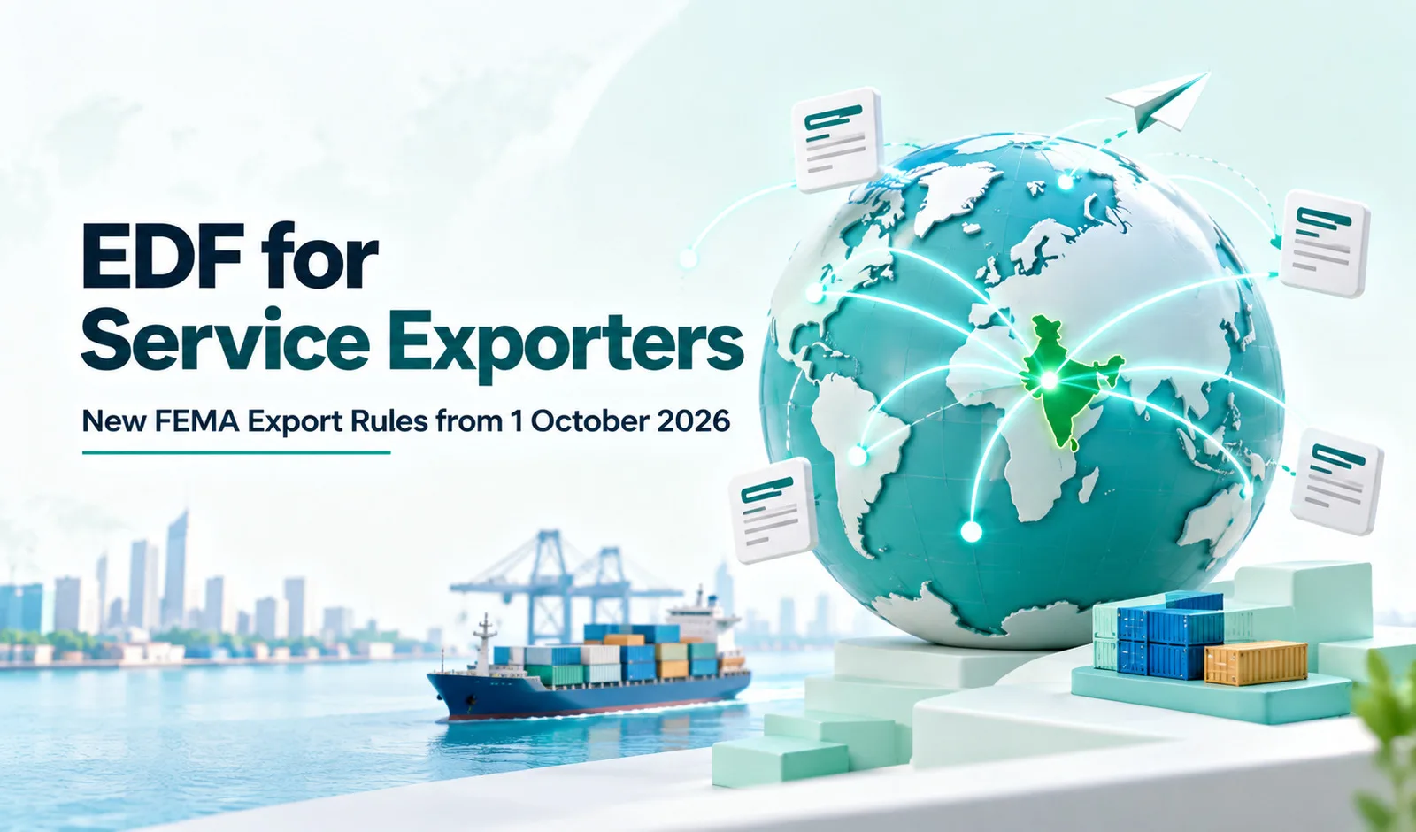 EDF filing for service exporters under RBI FEMA Export and Import Regulations 2026